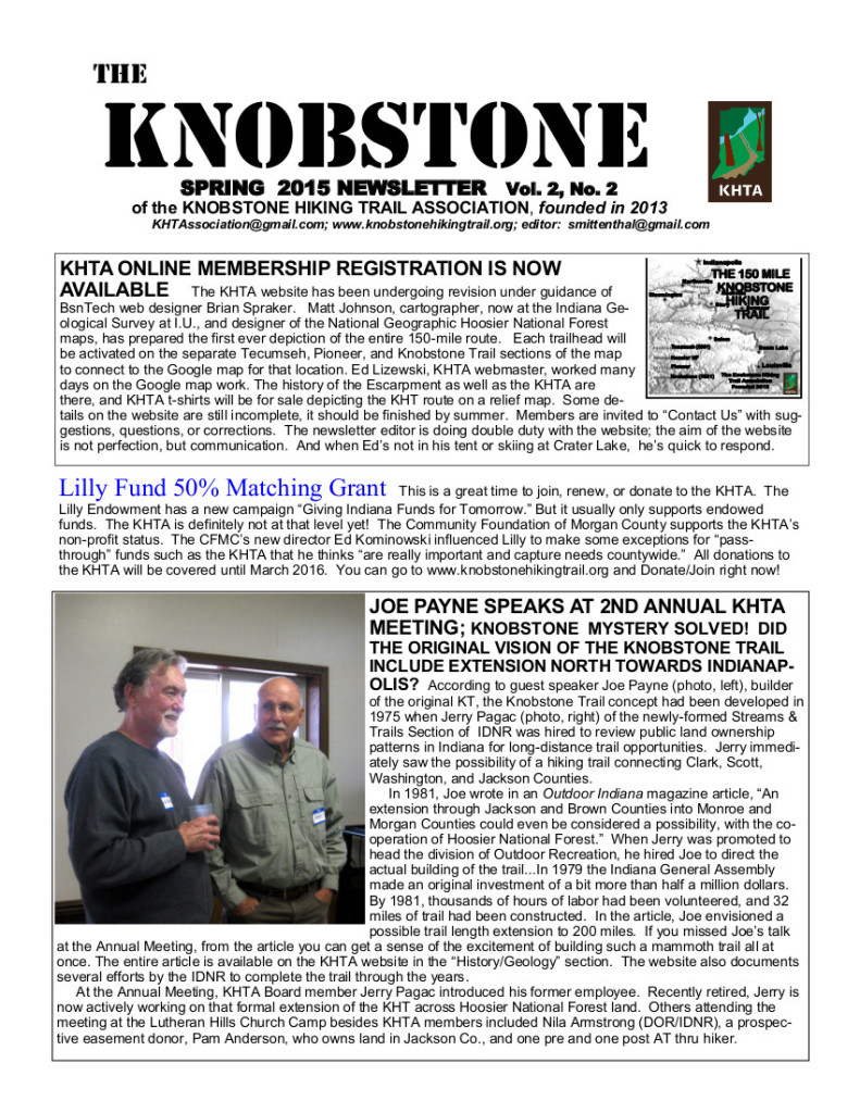 The Knobstone Spring 2015 pg1